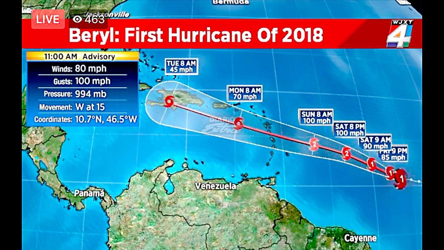 Diario Extra Emergencia por huracán Beryl